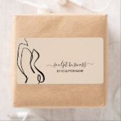 Beige Body sculpting contouren esthetiek modern Etiket (Insitu)