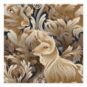 Beige BOHO Konijn Perfect Poster (Voorkant)