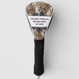 Beige Breister Haak Crafty Kleurrijke Love Yarn Golfheadcover