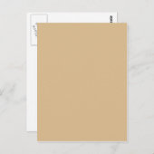 Beige Briefkaart (Voorkant / Achterkant)
