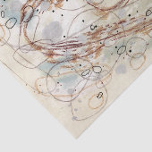 Beige Brown Abstract Decoupage Tissue Paper Tissuepapier (Detail)
