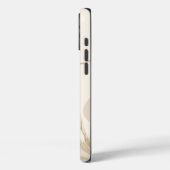 Beige Brown Aesthetic Floral Linktree Background | Case-Mate iPhone Case (Achterkant / Links)