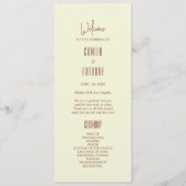 Beige Brown Programma (Voorkant)