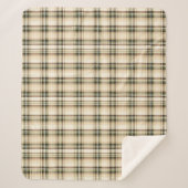 Beige Brown Tartan Plaid Cadeau pour lui (Devant)