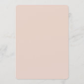 Beige Bruiloft Menu (Achterkant)