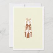 Beige Bruin Vakantie Gift Box Feestelijke Eleganti (Voorkant)