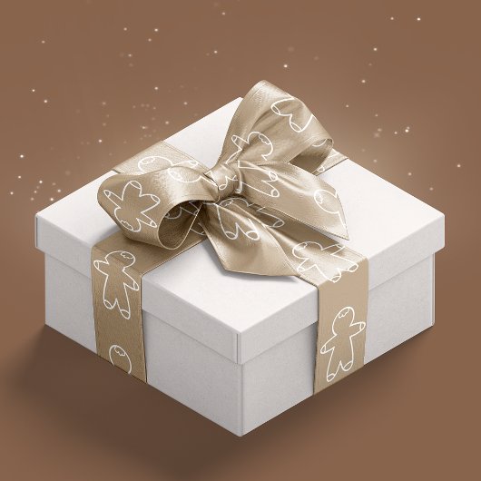 Beige C6A27F en witte peperkoek Heren Lint