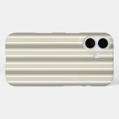 Beige candy strepen Case-Mate iPhone case (Achterkant (horizontaal))
