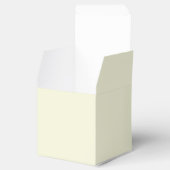 Beige Classic Favor Box Bedankdoosjes (Geopend)
