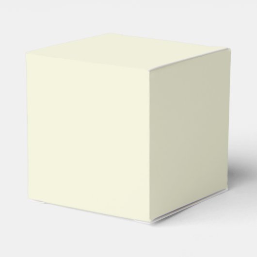 Beige Classic Favor Box Bedankdoosjes (Achterkant)