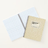 Beige Composition Notitieboek (Binnen)