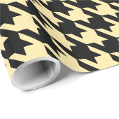 Beige Cream Black — Grote geluidshinder Cadeaupapier (Rol Hoek)