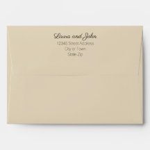 Beige Cream Custom Weddenschap 5x7