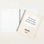 Beige cream inspirational quote 2026 (Devant avec enveloppe)