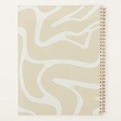 Beige Cream Organic Pattern with Custom Script (Dos)