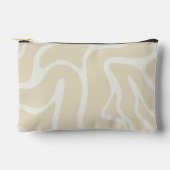 Beige Cream Simple Organic Pattern Etui (Voorkant)