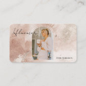 Beige décontracté | Cartes de visite modernes d'In (Devant)