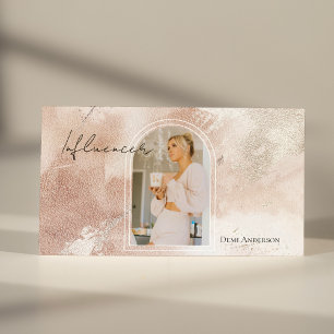 Beige décontracté   Cartes de visite modernes d'In