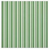 Beige & donkergroen patroon van stripes stof (Swatch)