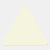 Beige Driehoek Sticker (Voorkant)