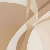 Beige Dynamic Abstracte Vormen Poster