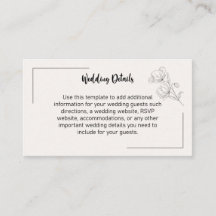 Beige Elegance Enclosure Cards