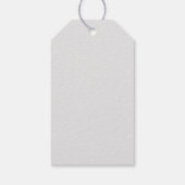 Beige Elegant Bruiloft Gift Label Cadeaulabel (Achterkant)