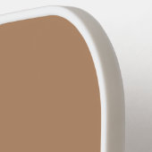 Beige Elegant Chic Script Monogram Preppy Pickleball Paddle (Links Detail)