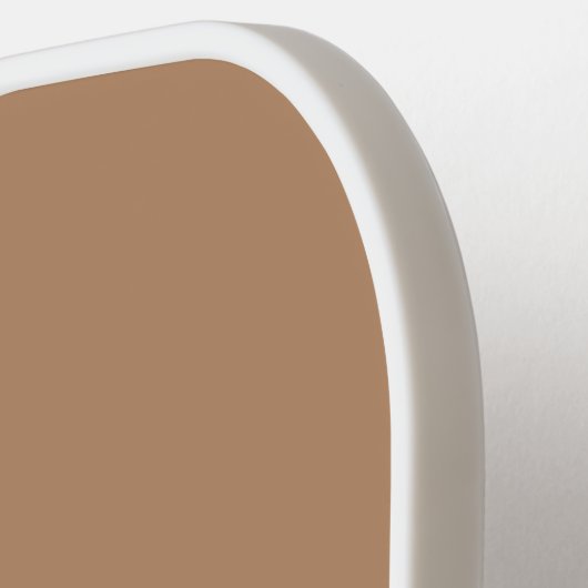 Beige Elegant Chic Script Monogram Preppy Pickleball Paddle (Links Detail)