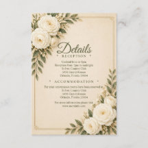 Beige Elegantie Details Kaart