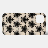 Beige en Black Boho Abstract Star Pattern Case-Mate iPhone Case (Achterkant (horizontaal))