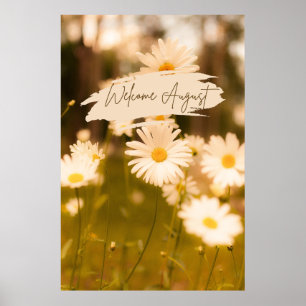Beige en Brown Minimalistische Natuur Welkom maart Poster