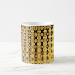 Beige en bruine backgammon-ontwerp - beker koffiemok