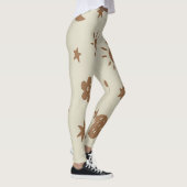 Beige en bruine boho leggings (Rechts)