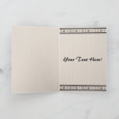  beige en bruine maanbeeld kaart (Binnen)