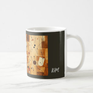 Beige en Bruine Organische Gradiënten Koffie Mok