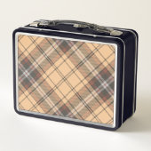 Beige en bruine Tartan (Achterkant)