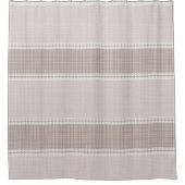 Beige en bruine tartan. douchegordijn (Voorkant)