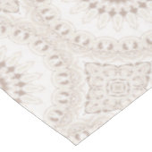 Beige en crème Mandala patroon Tafelkleed (Gekanteld)