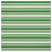 Beige en donkergroene gekleurde strepen stof (Swatch)