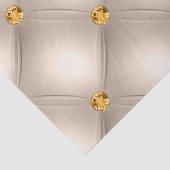 Beige en Goud Getuft Tissuepapier (Detail)