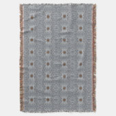 Beige en grijs deken (Voorkant Verticaal)