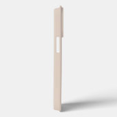 Beige en grijze minieme moderne monogram Initiaal Case-Mate iPhone Case (Achterkant / Rechts)
