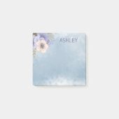 Beige en lavender Flowers Post-it® Notes (Voorkant)