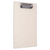 Beige en perziktextuur met wit. klembord (Rechts)