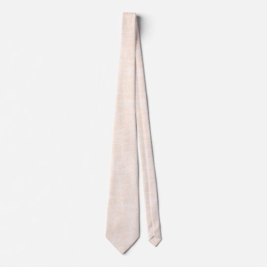 Beige en perziktextuur met wit. stropdas (Voorkant)
