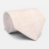 Beige en perziktextuur met wit. stropdas (Opgerold)