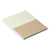 Beige en Tan Notitieblok (Schuin)