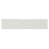 Beige en witte Starfish & Sand Dollar Table Runner Korte Tafelloper (Horizontaal)