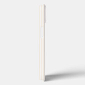 Beige en witte vijf strips Case-Mate iPhone case (Achterkant / Rechts)